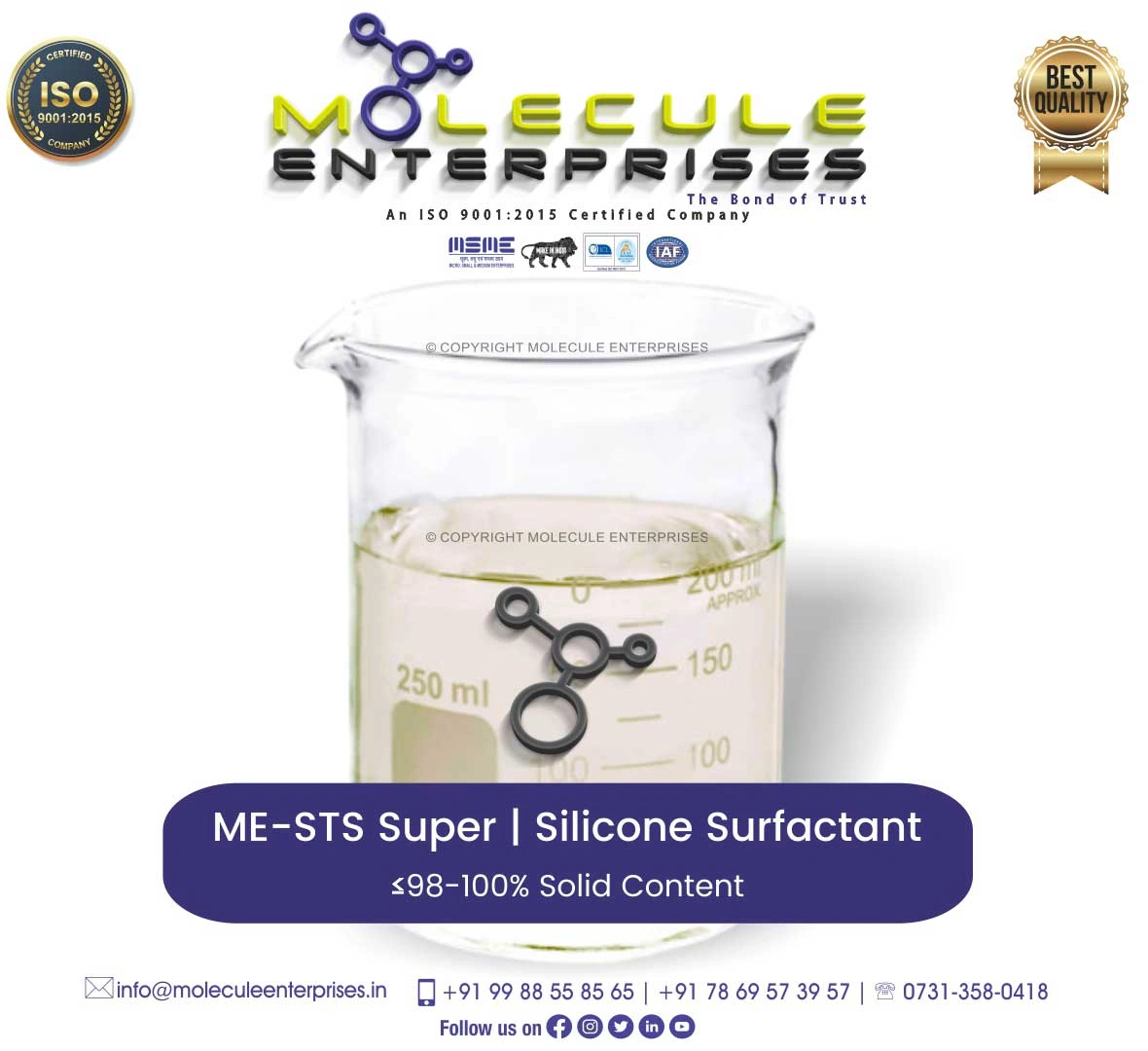 silicone spreader technical trisiloxane ethoxylate