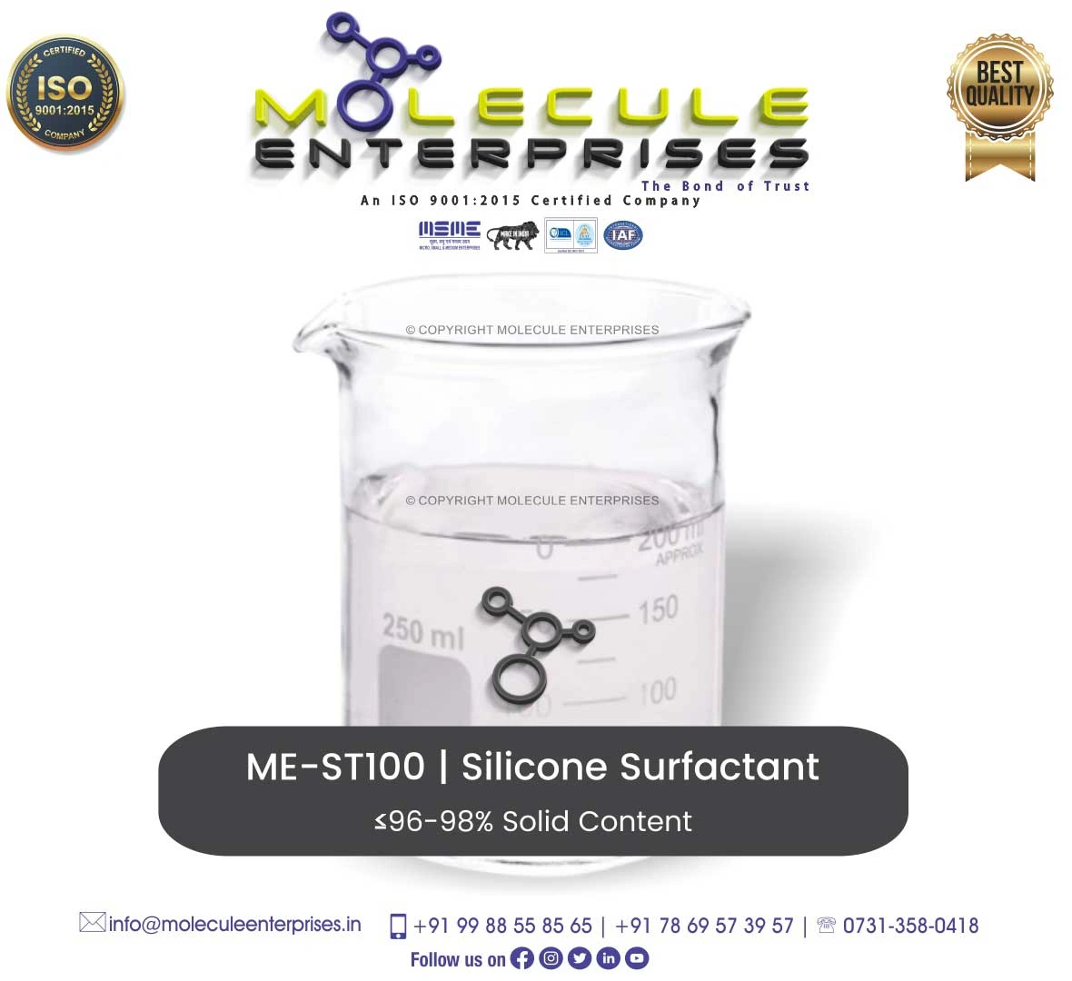 silicone trisiloxane ethoxylate spreader technical
